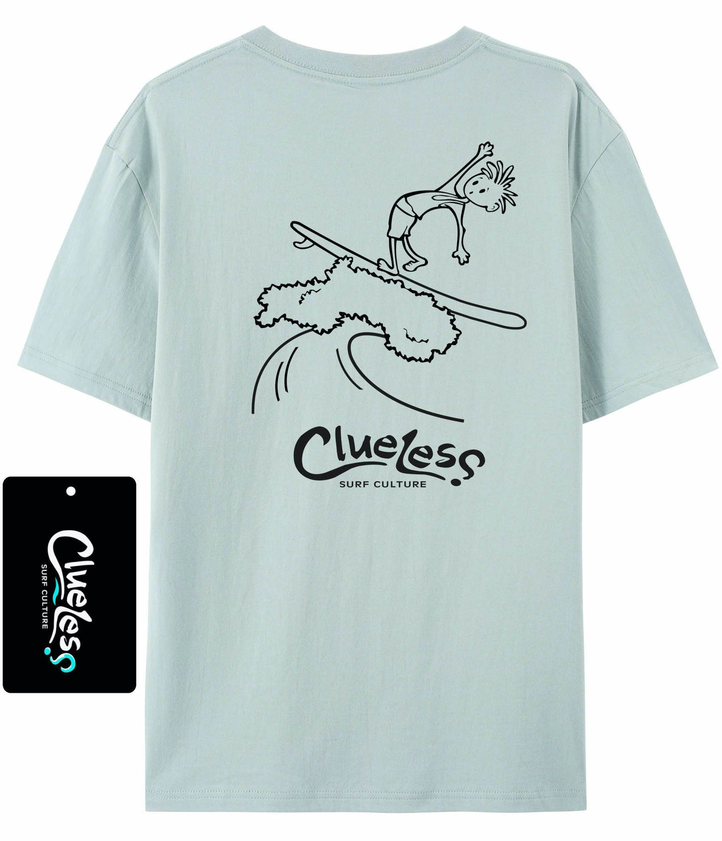Mens Clueless Surfer Tee