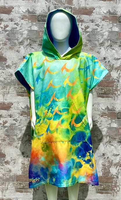 Fluro Wave Poncho Towel
