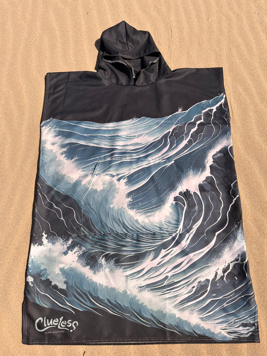 Stormy Wave Poncho Towel
